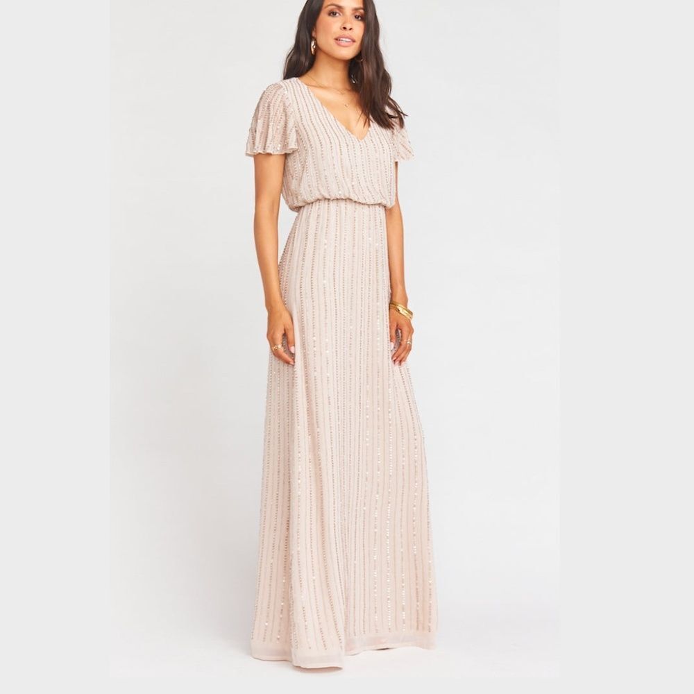 Show Me Your Mumu Michelle Beaded Maxi Dress